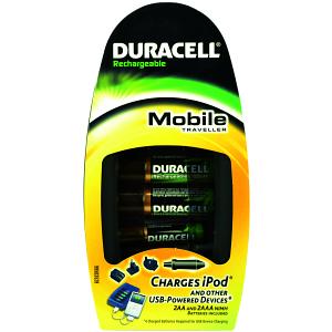 Duracell Cestovní Nabíječka + AC, DC & USB