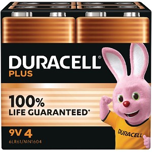Duracell Plus 9v - Balení 4