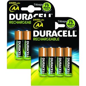 AA nabíjecí baterie - balení 8
