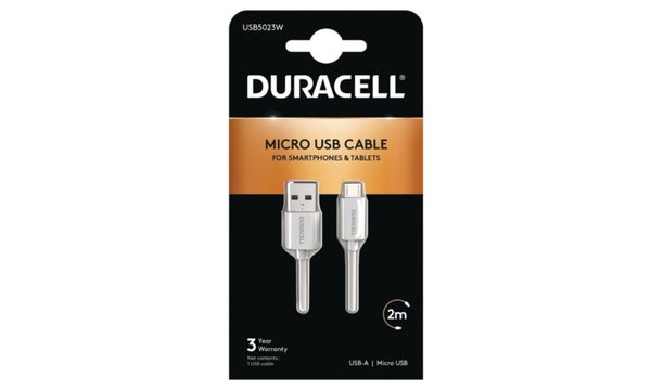 Duracell 2m USB-A na Micro USB kabel