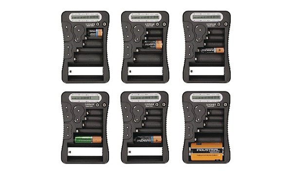 Tester baterií - AA,AAA,C,D,9V,mincovní články
