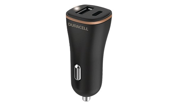 Duracell USB-A + USB-C nabíječka do auta