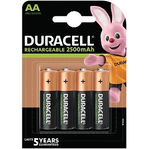 Duracell AA 2500mAh PreCharged