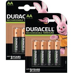 Duracell nabíjecí AA 1300mAh balení 4