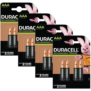 Duracell nabíjecí AAA 750mAh balení 4