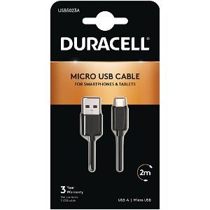 Duracell 2m USB-A na Micro USB kabel