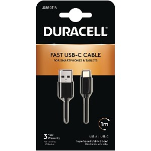 Duracell 1m USB-A na USB-C kabel