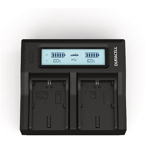 CCD-TRV48 Duracell LED Dual DSLR Battery Charger