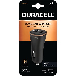 Duracell USB-A + USB-C nabíječka do auta