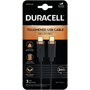 Duracell 2m rychlý kabel USB-C na USB-C
