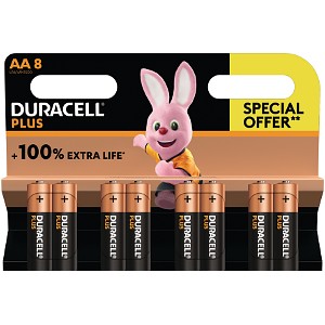 Duracell Plus Power AA 8PK Speciální nabídka