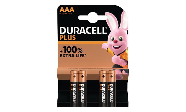 Duracell Plus AAA 4 Pack