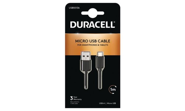 Duracell 1m kabel USB-A na Micro USB