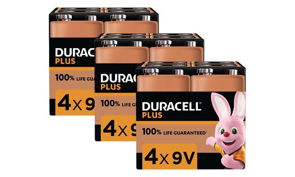 Duracell Plus 9v - Balení 12