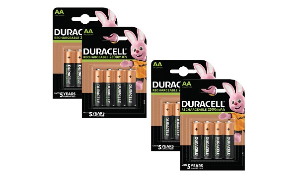 Duracell AA 2500mAh PreCharged x 16