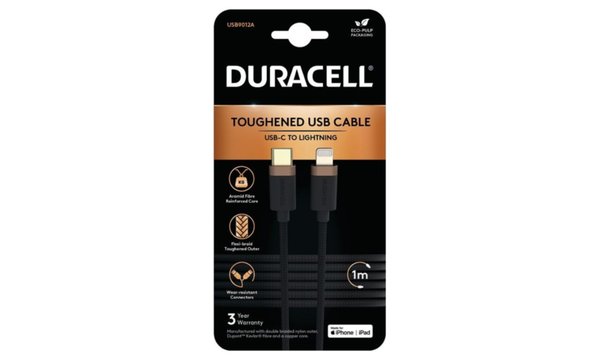 Duracell 1m kabel USB-C na Lightning