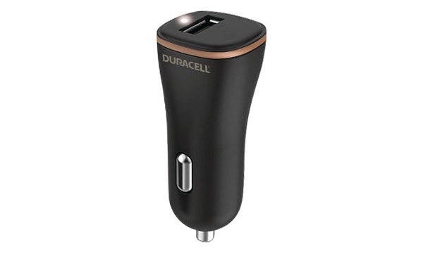 Autonabíječka Duracell 12W s jedním USB-A v autě