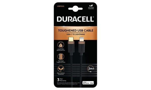 Duracell 2m kabel USB-C na Lightning