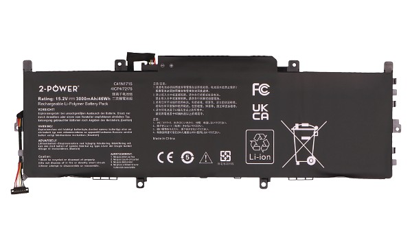 ZenBook U3100UN Baterie (4 Články)