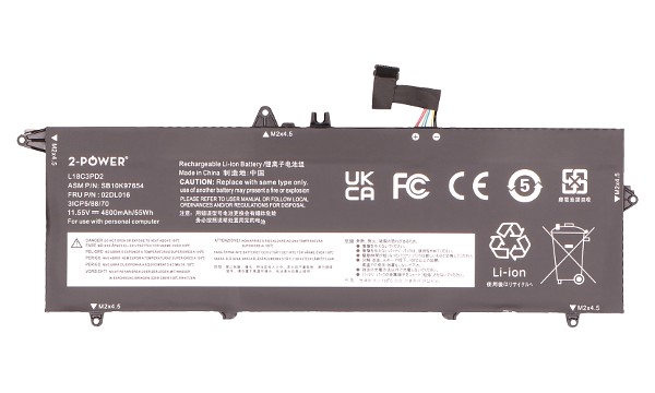 L18C3PD2 Baterie (3 Články)