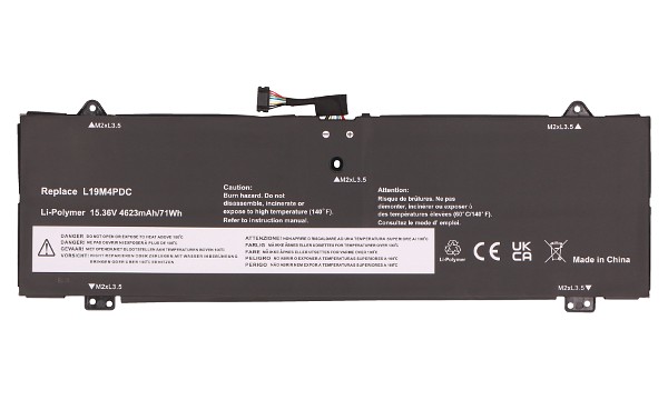 L19L4PDC Baterie (4 Články)