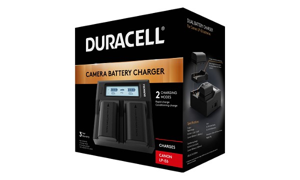 LP-E6 Canon LP-E6N Dual Battery charger